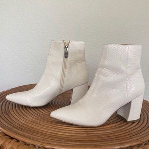 Steve Madden Croc Embossed Boots